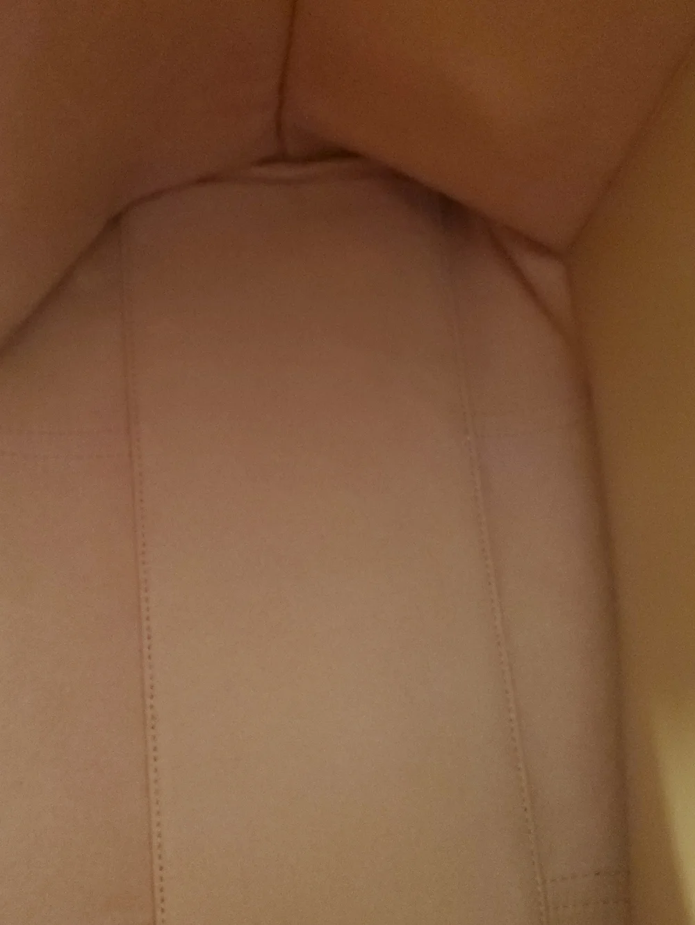 Tory Burch Beige Patterned Canvas Tote with Yellow Straps